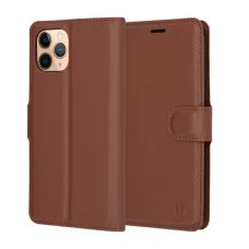 iPhone 11 Pro Barna Techsuit Leather Folio tok