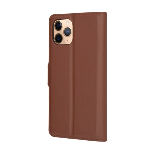 iPhone 11 Pro Barna Techsuit Leather Folio tok - 5