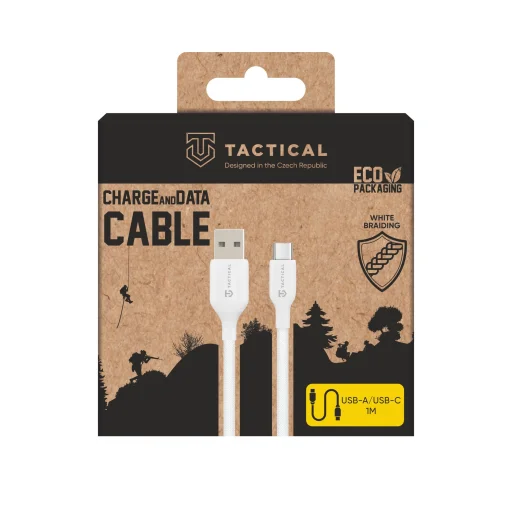 Tactical Stitch Thread Kábel USB-A/USB-C 1m Fehér - 2