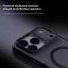 Apple iPhone 17 Pro Max Átlátszó Fekete Nillkin CamShield PRO Mágneses Kemény Tok magsafe thumbnail