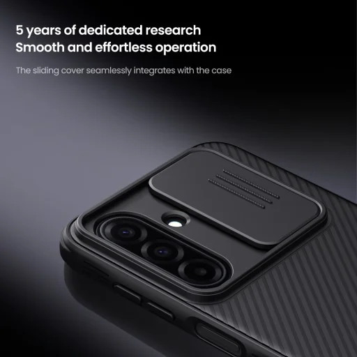 Samsung Galaxy A17 5G Fekete Nillkin Super Frosted PRO Mágneses Tok - 4