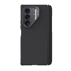 Samsung Galaxy Z Fold 7 Fekete Nillkin CarboProp Aramid Mágneses Tolltartó Tok