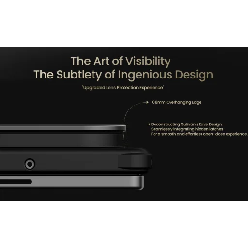 Samsung Galaxy Z Fold 7 Fekete Nillkin CarboProp Aramid Mágneses Tolltartó Tok - 6