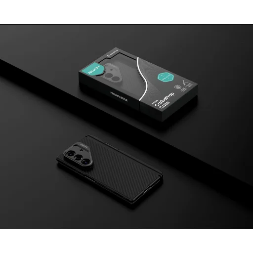 Samsung Galaxy Z Fold 7 Fekete Nillkin CarboProp Aramid Mágneses Tolltartó Tok - 8