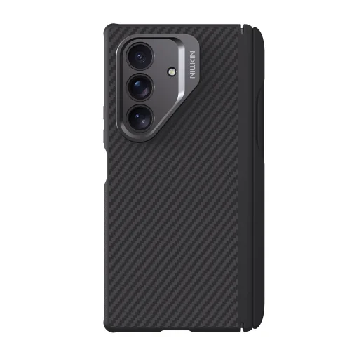 Samsung Galaxy Z Fold 7 Fekete Nillkin CarboProp Aramid Mágneses Tolltartó Tok - 1
