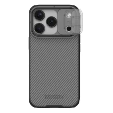 iPhone 17 Pro átlátszó fekete Nillkin CamShield PRO tok