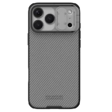 Apple iPhone 17 Pro Max átlátszó fekete Nillkin CamShield PRO tok