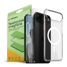 iPhone 17 AIR Magsafe tok + üvegfólia 2db 9H 2.5D HD 0.33mm Alphajack