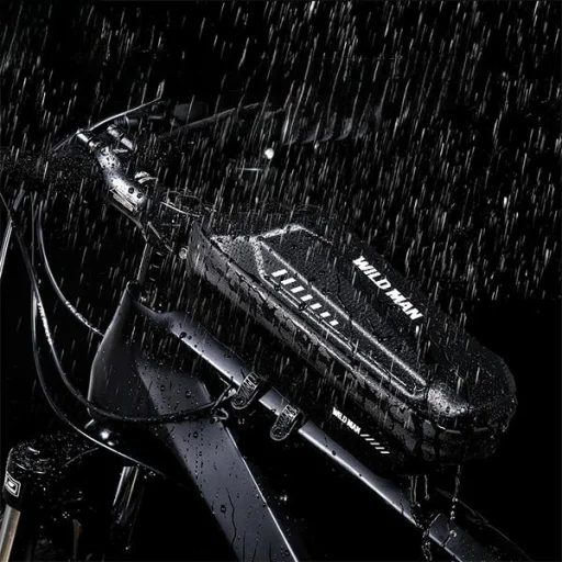 WILDMAN XT5 Kerékpár tok/tartó Vázra rögzíthető táska Fekete - 5