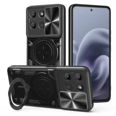 Motorola Moto G86 Power Techsuit CamGuard Pro - Fekete tok