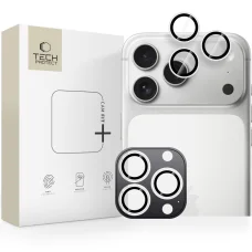 iPhone 17 Pro / 17 Pro Max Tech-Protect Camring Fit+ kameravédő ezüst