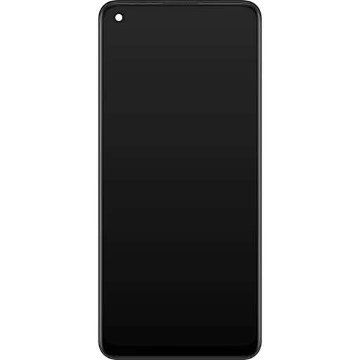 LCD kijelző modul Oppo F19 / A74, fekete - 2