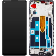 LCD Kijelzőmodul Oppo Find X5 Lite / Reno7 5G, Fekete