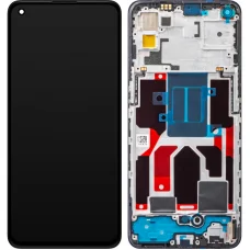 LCD kijelzőmodul Oppo K9 / Find X3 Lite / Reno5 5G-hez, fekete