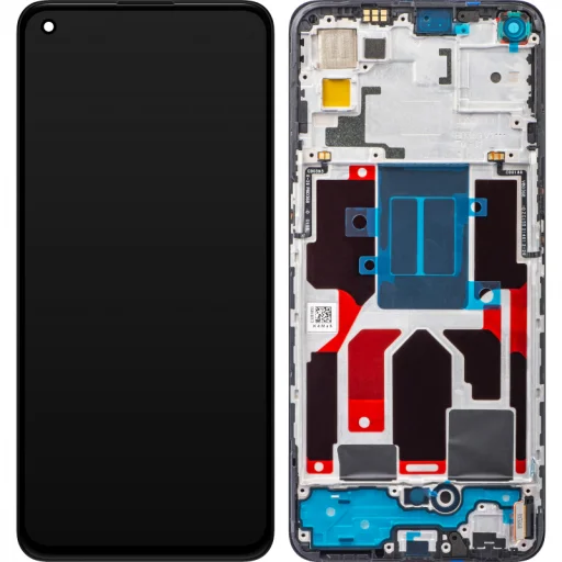 LCD kijelzőmodul Oppo K9 / Find X3 Lite / Reno5 5G-hez, fekete - 1