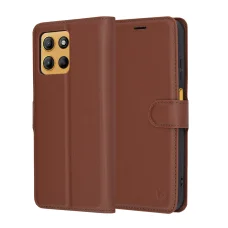 Motorola Moto G15 / G15 Power Barna Techsuit - Leather Folio tok