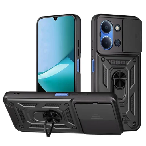 Xiaomi Redmi 15C 4G/Poco C85 4G Techsuit CamShield Series - Fekete tok - 1