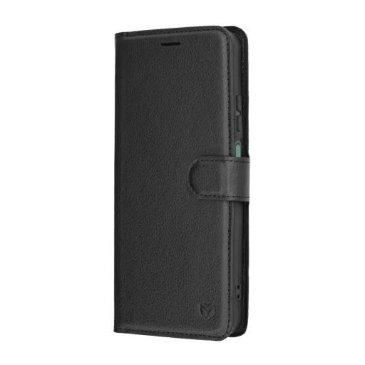 Oppo A5 4G Techsuit - Leather Folio - Fekete tok - 4