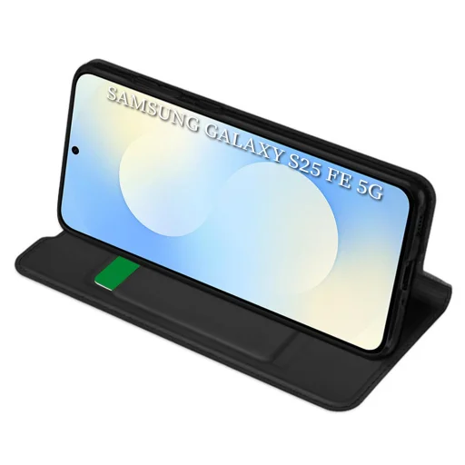 Samsung Galaxy S25 FE Techsuit Magskin Book - Fekete tok - 2