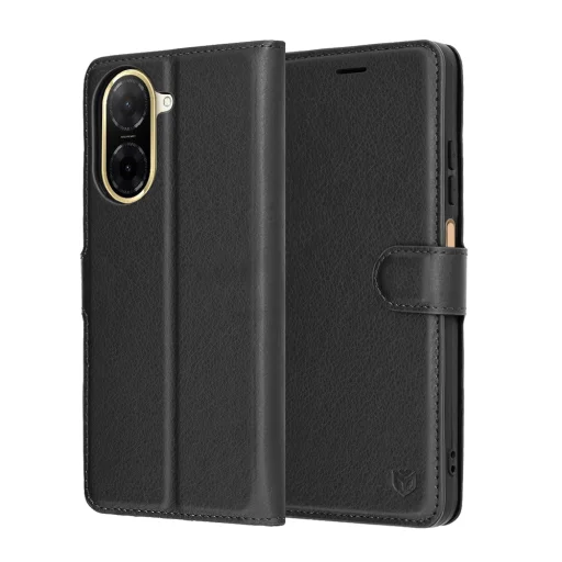 Xiaomi Redmi A5 4G Techsuit Leather Folio - Fekete (Standard) tok - 1