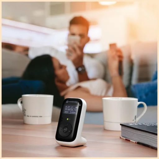 Motorola PIP15 Babaőr fehér-fekete - 7