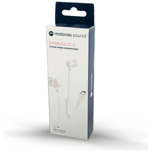Motorola fehér Earbuds 3C-S USB-C fülhallgató - 9