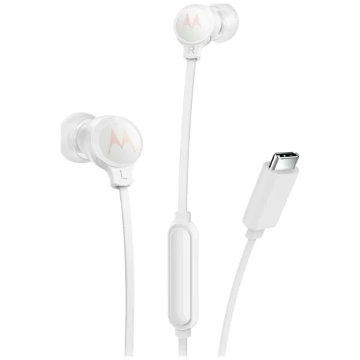 Motorola fehér Earbuds 3C-S USB-C fülhallgató - 1