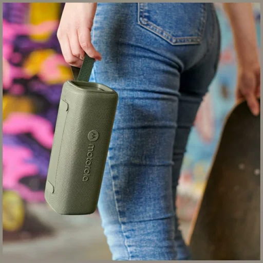 Motorola ROKR 600 30W IP67 Bluetooth Hangszóró zöld - 8