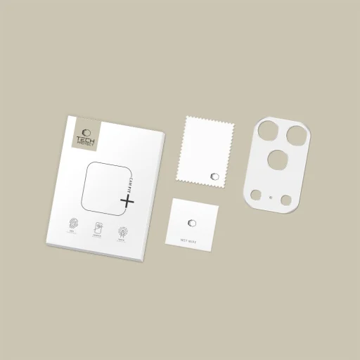 iPhone 17 Pro Tech-Protect Camalloy Fit+ ezüst védőfólia - 5