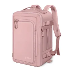 Tech-Protect Defender S50 Ryanair & Wizzair utazó laptop kézipoggyász hátizsák 20L 40x20x25 poros rózsaszín