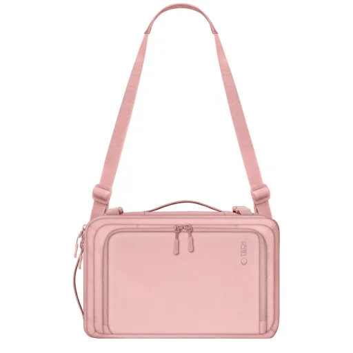 Tech-Protect Defender S50 Ryanair & Wizzair utazó laptop kézipoggyász hátizsák 20L 40x20x25 poros rózsaszín - 4
