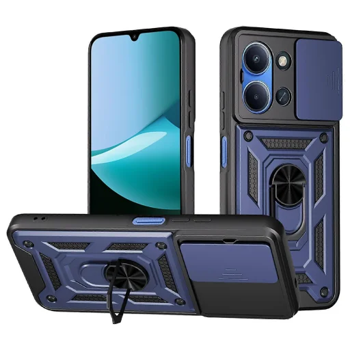 Xiaomi Redmi 15C 4G / Redmi 15C 5G Kék Techsuit CamShield tok - 1