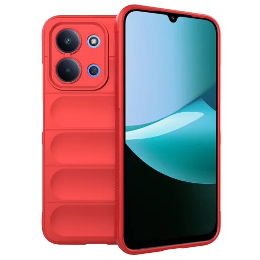 Xiaomi Redmi 15C 4G / Redmi 15C 5G Techsuit - Magic Shield - Piros tok - 1