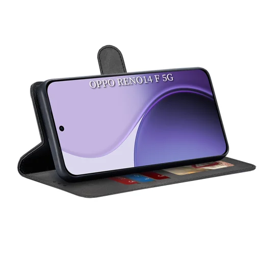 Oppo Reno14 F Fekete Techsuit Diary Book tok - 2