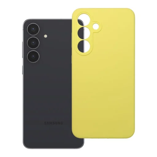 Samsung Galaxy S25 FE silikónový citrónovo žltý obal - 5