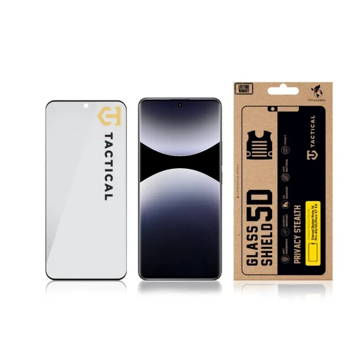 Tactical Glass Shield Privacy Stealth 5D Xiaomi Redmi Note 14 Pro 4G üvegfólia - 3