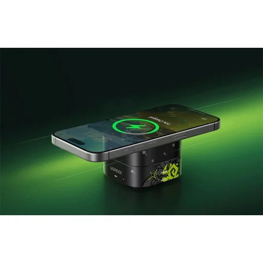 iPhone UGREEN GENSHIN 2in1 Mágneses Vezeték Nélküli Töltő 15W - 6