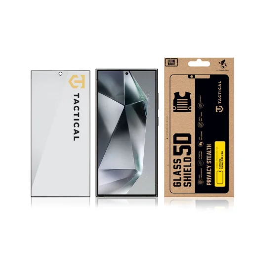  Samsung Galaxy S24 Ultra fekete Tactical Glass Shield Privacy Stealth 5D üvegfólia - 3