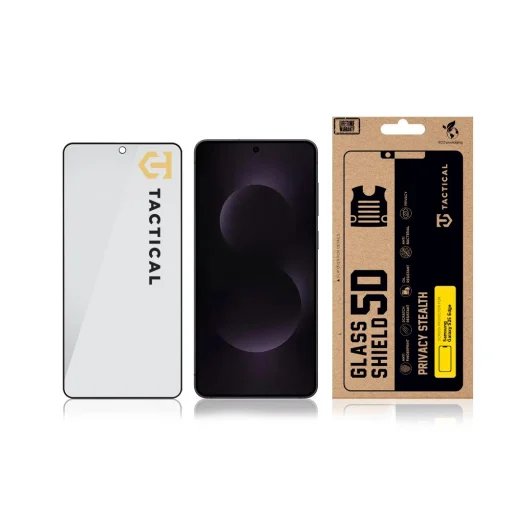  Samsung Galaxy S25 Edge fekete Tactical Glass Shield Privacy Stealth 5D üvegfólia - 3
