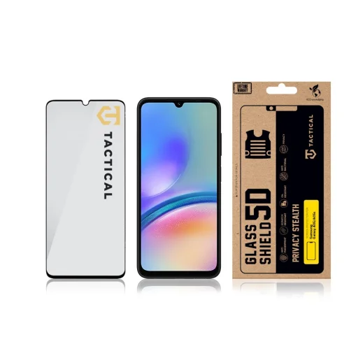  Samsung Galaxy A05/A05S fekete Tactical üvegfólia Privacy Stealth 5D üvegfólia - 3
