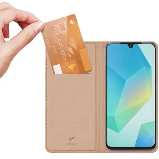 Samsung Galaxy A17 5G rózsaszín Dux Ducis Skin Pro fliptok - 6