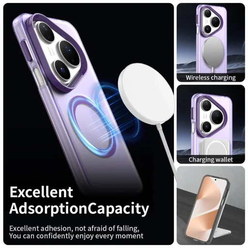 Huawei Pura 80 Pro Techsuit CandyCase MagSafe - Lila tok - 6