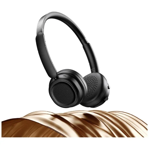 USAMS SR01 Bluetooth 5.3 ANC over-ear fejhallgató fekete - 4