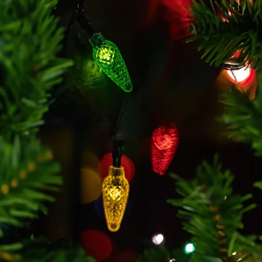 Karácsonyfa fényfüzér 100LED 8m sokszínű Forever Light beltéri - 6