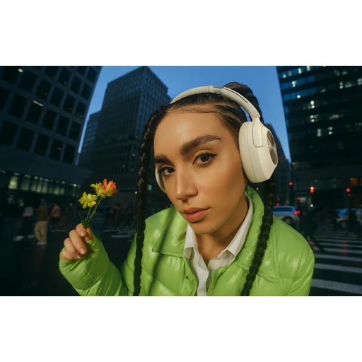 OneOdio A6 vezeték nélküli fejhallgató (fehér) - 6