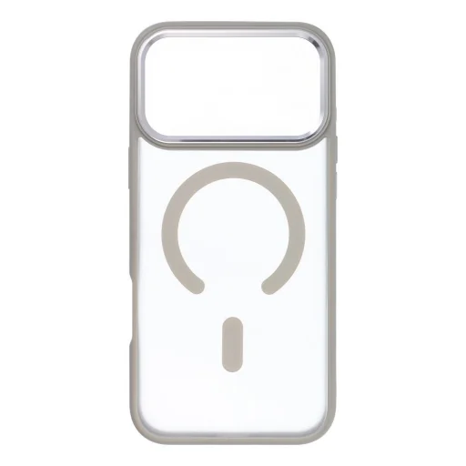 iPhone 17 Pro Max matt mágnes fedelet tartalmazó tok kompatibilis MagSafe technológiával titán, - 6