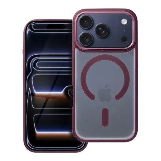 iPhone 17 Pro MATTE MAG COVER tok szilva piros - 6