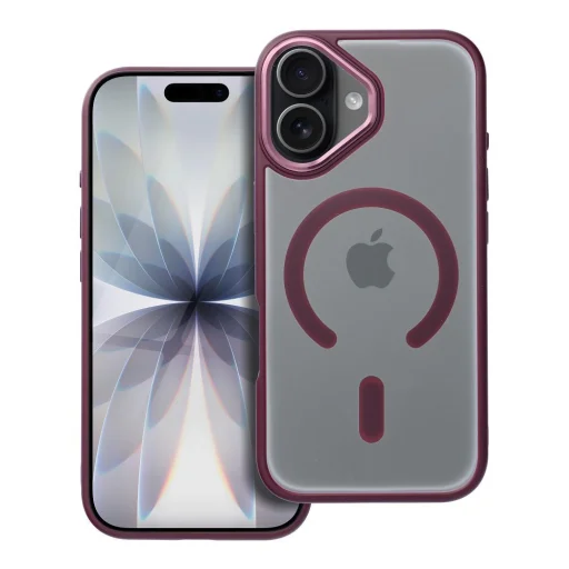 iPhone 17 matt mágnestok tok szilvavörös - 7