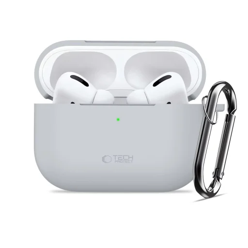 Apple AirPods Pro 3 Tech-protect Silicone Hook Ceruza Szürke tok - 3