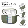Apple AirPods Pro 3 Tech-protect Silicone Hook Olíva Zöld tok thumbnail